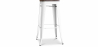 Buy Wooden Stylix Stool 76cm - Metal White 99954406 - prices