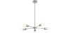 Buy Gold Ceiling Lamp - Design Pendant Lamp - 5 Arms - Tristan Silver 59834 - prices