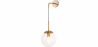Buy Wall Lamp - Glass Ball - Cali Transparent 59836 - prices