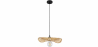 Buy Bamboo Ceiling Lamp - Boho Bali Design Pendant Lamp - Noila Natural wood 59852 - in the EU