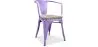 Dining Chair with Armrests - Wood and Steel - Stylix image 9