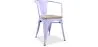 Dining Chair with Armrests - Wood and Steel - Stylix image 9