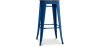 Buy Wooden Stylix Stool 76cm - Metal Dark blue 99954406 home delivery