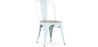 Buy Stylix Chair - Metal and Light Wood  Grey blue 59707 at Privatefloor