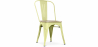 Buy Stylix Chair - Metal and Light Wood  Pastel yellow 59707 in the Europe