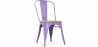 Buy Stylix Chair - Metal and Light Wood  Pastel purple 59707 - in the EU