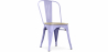Buy Stylix Chair - Metal and Light Wood  Lavander 59707 - prices