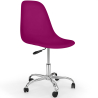 Buy Office Chair with Castors - Swivel Desk Chair - Denisse Mauve 59863 with a guarantee