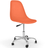 Buy Office Chair with Castors - Swivel Desk Chair - Denisse Orange 59863 Home delivery