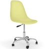 Buy Office Chair with Castors - Swivel Desk Chair - Denisse Pastel yellow 59863 in the Europe