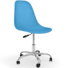 Buy Office Chair with Castors - Swivel Desk Chair - Denisse Blue 59863 - prices