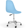 Buy Office Chair with Castors - Swivel Desk Chair - Denisse Light blue 59863 - in the EU