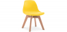Buy Cushioned Wooden and Polypropylene Kids' Chair Yellow 59872 - prices