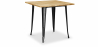 Buy Stylix Dining Table - 80 cm - Light Wood Black 59874 - prices