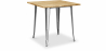 Buy Stylix Dining Table - 80 cm - Light Wood Steel 59874 - in the EU