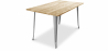 Buy Stylix Dining Table - 140 cm - Light Wood Steel 59876 - in the EU