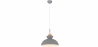 Buy Hanging Metal & Wood Nordic Lamp Grey 59842 in the Europe