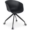 Buy Joan Design Office Chair with Armrests and Wheels Black 59885