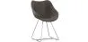 Dining Chair with Armrests - Leatherette - PU - Stylix - Black - Clun image 9