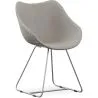 Buy PU Design Dining Chair Light grey 59894
