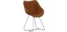 Dining Chair with Armrests - Leatherette - PU - Stylix - Black - Clun image 9