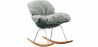 Buy Padded Rocking Chair - Scandinavian Design - Ruma Green 59895 at Privatefloor