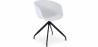 Buy Upholstered Office Chair with Armrests - Black and White Desk Chair - Jodie Light grey 59889 - prices