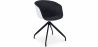 Buy Upholstered Office Chair with Armrests - Black and White Desk Chair - Jodie Dark grey 59889 - in the EU