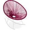 Buy Acapulco Rocking Chair - White legs - New edition Purple 59902