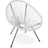 Buy Acapulco Chair - Black Legs - New edition White 59899