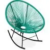 Buy Acapulco Rocking Chair - Black legs - New edition Pastel green 59901