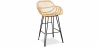 Buy Synthetic wicker bar stool 65cm - Many Natural wood 59881 - prices