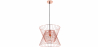 Buy Retro Style Metal Hanging Lamp Rose Gold 59908 - prices