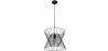 Buy Retro Style Metal Hanging Lamp Black 59908 at Privatefloor