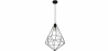 Buy  Retro Ceiling Lamp - Geometric Pendant Lamp - Yak Black 59910 - prices