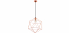 Buy Ceiling Lamp - Vintage Design Pendant Lamp - Lara Rose Gold 59911 at Privatefloor