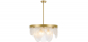 Buy Crystal Discs Ceiling Lamp - Design Pendant Lamp - Luna Gold 59928 - in the EU