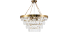 Buy Crystal Ceiling Lamp - Chandelier Pendant Lamp - Loraine Gold 59929 - in the EU
