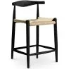 Buy Elb CW-20  Bar Stool Design Boho Bali - 65cm  Black 59882