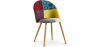 Buy Dining Chair - Upholstered in Patchwork - Scandinavian Style - Ray Multicolour 59935 - in the EU