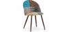 Buy Dining Chair - Upholstered in Patchwork - Scandinavian Style - Patty Multicolour 59938 - in the EU