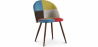 Buy Dining Chair - Upholstered in Patchwork - Scandinavian Style - Simona Multicolour 59939 - in the EU