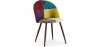 Buy Dining Chair - Upholstered in Patchwork - Scandinavian Style - Ray Multicolour 59940 - in the EU