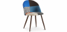 Buy Dining Chair - Upholstered in Patchwork - Scandinavian Style - Pixi Multicolour 59941 - in the EU