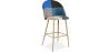 Patchwork Upholstered Stool - Scandinavian Style - Evelyne image 9