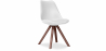 Buy Dining chair Denisse Scandi Style Premium Design Dark Legs with Cushion White 59954 - in the EU
