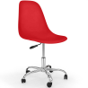Buy Office Chair with Castors - Swivel Desk Chair - Denisse Red 59863 in the Europe