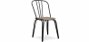 Buy Dining Chair - Industrial Design - Wood and Metal - Lillor Black 59989 - in the EU