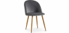 Buy Dining Chair - Velvet Upholstered - Scandinavian Style - Evelyne Dark grey 59990 at Privatefloor