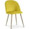 Dining Chair - Velvet Upholstered - Scandinavian Style - Evelyne image 9